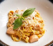 Тальятелле с морепродуктами