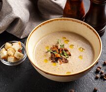 Крем-суп из белых грибов