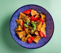 Баклажаны в кисло-сладком соусе