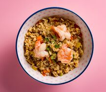 Рис с креветками