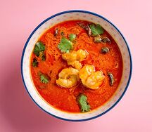 Том Ям с морепродуктами и креветками