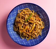 Лапша пшеничная с овощами