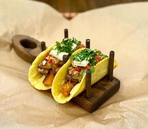 Тако с тыквой и курицей