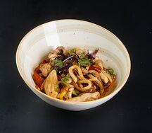 Удон с курицей