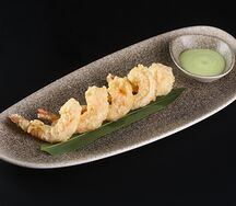 Креветки с васаби