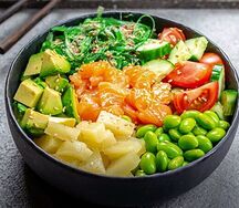 Premium поке с лососем