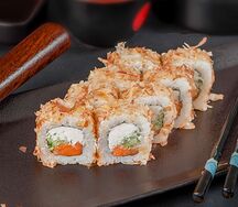 Ролл с Тунцом Бонито и океанический лосось