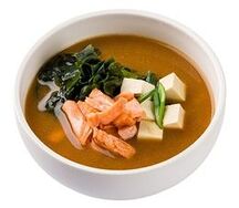 Мисо-суп с лососем