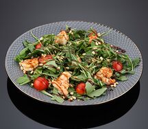 Руккола с креветками