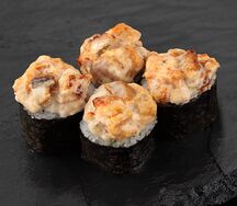Запеченный ролл с угрем (1/2 порции)