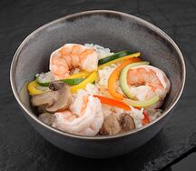 Рис с креветками