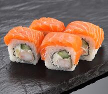 Филадельфия с креветкой (1/2 порции)