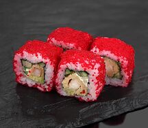 Калифорния с креветкой (1/2 порции)