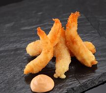 Креветки в темпуре