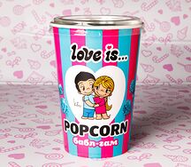 Попкорн Love is Бабл-гам