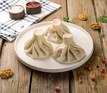 Свежеслепленные Хинкали с бараниной сырые