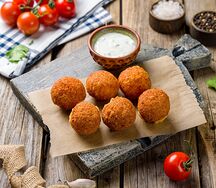 Сырные шарики с картошкой