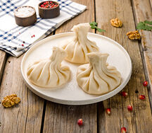 Свежеслепленные Хинкали с картофелем и грибами сырые