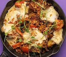 Мясная скоблянка с сезонными овощами