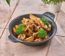 Картофель с грибами