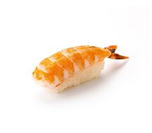 Суши с тигровой креветкой