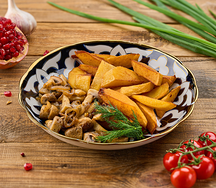 Картофель с грибами