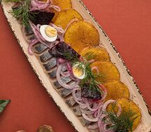 Сельдь пряного посола с картофелем