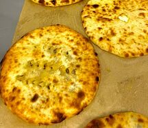 Осетинский пирог с сыром  и курицей