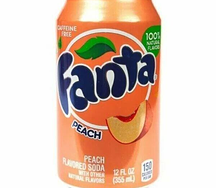 Фанта персик США 330мл жб