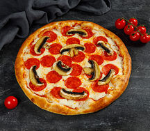 Пицца Пепперони с грибами 25см