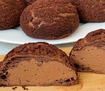 Пирожное Шу шоколадное