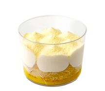 Пирожное в креманке Лимончелло