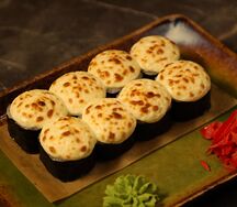 Запечённые с мидиями