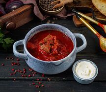 Борщ с говядиной