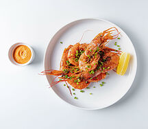 Жареные аргентинские креветки