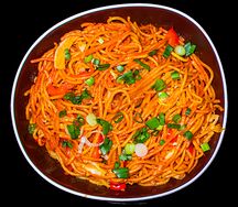 Хот гарлик чоу-мейн