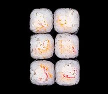 Мини-роллы спайси с крабом