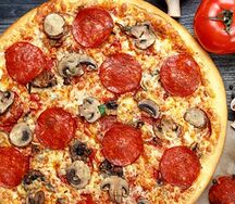 Пепперони с грибами