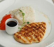 Куриное филе с рисом