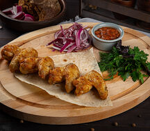 Куриные крылья на углях