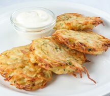 Драники с мясом курицы