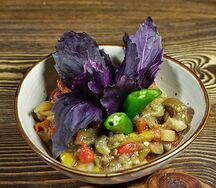 Икра из овощей на мангале