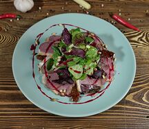 Салат из копченой утиной грудки