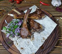 Шашлык из бараньей корейки