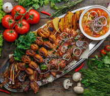 Микс гриль из шашлыков