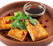 Жареный адыгейский сыр