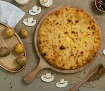 Осетинский пирог с картофелем и грибами