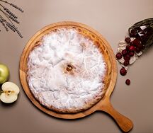 Осетинский пирог с яблоком и вишней