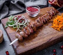 Шашлык из куриных сердечек