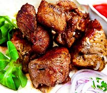 Шашлык из cвинoй шейки